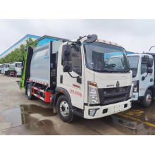 HOWO 6cbm waste garbage compactor truck